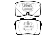 Load image into Gallery viewer, EBC 90-92 Audi V8 3.6 (UFO Rotors) Redstuff Front Brake Pads
