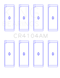 King Engine Bearings Audi Abb/Abm/Adp/Pp/Rn (Size +0.75mm) Connecting Rod Bearing Set