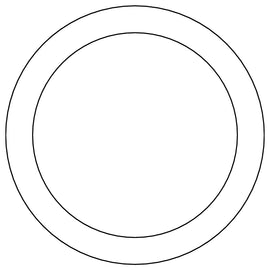 Cometic Ford 8BA/8CM Flathead V8 .060in KF Oil Drain Plug Gasket - 1948-1953