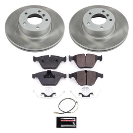 Power Stop 13-15 BMW X1 Front Semi-Coated Rotor Kit