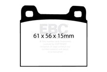Load image into Gallery viewer, EBC 64-69 Porsche 911 2.0 (M Caliper) (Solid front rotor) Bluestuff Front Brake Pads