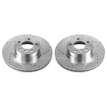 Load image into Gallery viewer, Power Stop 11-17 BMW X3 Front Evolution Drilled &amp; Slotted Rotors - Pair