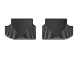 WeatherTech 2014+ BMW M5 Rear Rubber Mats - Black