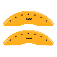 Load image into Gallery viewer, MGP 4 Caliper Covers Engraved Front &amp; Rear MGP Yellow Finish Black Characters 2010 BMW M6