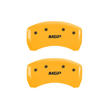 Load image into Gallery viewer, MGP 4 Caliper Covers Engraved Front &amp; Rear MGP Yellow Finish Black Characters 2010 BMW M6