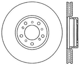 StopTech 01-06 BMW M3 Drilled Left Front Rotor