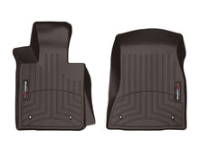 Load image into Gallery viewer, WeatherTech 2018 BMW 6-Series Gran Turismo Front FloorLiner - Cocoa