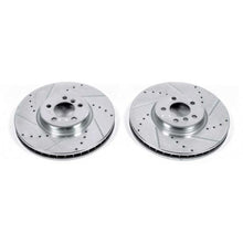 Load image into Gallery viewer, Power Stop 11-18 BMW X5 Front Evolution Drilled &amp; Slotted Rotors - Pair
