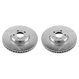 Power Stop 10-17 BMW 535i GT Front Evolution Drilled & Slotted Rotors - Pair