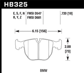 Hawk HP+ Street Brake Pads