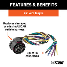 Load image into Gallery viewer, Curt Replacement USCAR Socket w/24ft Wires (Vehicle Side)
