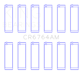 King VW AES/AUE/ABV (Size +.25) Connecting Rod Bearing Set