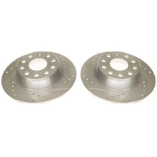 Load image into Gallery viewer, Power Stop 2019 Volkswagen Jetta Rear Evolution Drilled &amp; Slotted Rotors - Pair