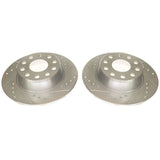 Power Stop 2019 Volkswagen Jetta Rear Evolution Drilled & Slotted Rotors - Pair