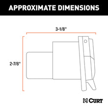 Load image into Gallery viewer, Curt Replacement OE 7-Way RV Blade Socket (Plugs into USCAR)