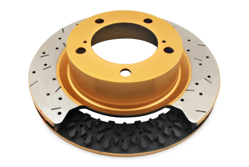 DBA 06-08 Audi A3 / 10/06+ TT / 10/04-10 VW Golf Front Drilled & Slotted 4000 Series Rotor