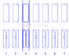 Load image into Gallery viewer, King BMW B58B30A (Size 0.25 Oversized) Main Bearing Set