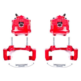 Power Stop 2000 BMW 323Ci Rear Red Calipers w/Brackets - Pair