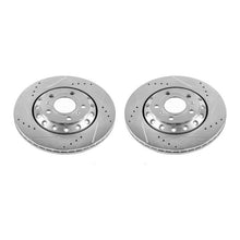 Load image into Gallery viewer, Power Stop 03-10 Audi A8 Quattro Rear Evolution Drilled &amp; Slotted Rotors - Pair