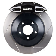 Load image into Gallery viewer, StopTech 99-05 VW Golf/GTi/Jetta Front BBK 1Pc Touring 312/ST41 Black Caliper 328x28 Slotted Rotor