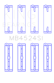 King Bearings Nissan VR38DETT VQ35HR VQ37HR Performance Crankshaft Main Bearings (Size +0.25)