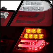 Load image into Gallery viewer, Spyder BMW E46 00-03 2Dr Coupe Light Bar LED Tail Lights Red Clear ALT-YD-BE4600-LBLED-RC