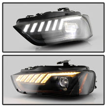 Load image into Gallery viewer, Spyder 13-16 Audi A4/S4 HID Model Only High-Power LED Headlights - Black PRO-YD-AA413HIDAP-BK