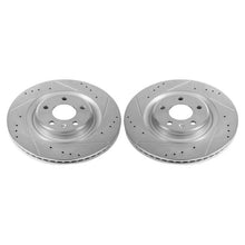 Load image into Gallery viewer, Power Stop 17-19 Audi A4 Rear Evolution Drilled &amp; Slotted Rotors - Pair