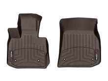 Load image into Gallery viewer, WeatherTech 2018+ BMW X3 Front FloorLiners - Cocoa